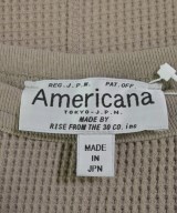 Americana（アメリカーナ）Tシャツ・カットソー ベージュ サイズ:F レディース/2200676631029