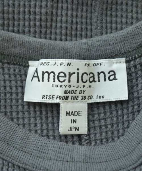 Americana（アメリカーナ）Tシャツ・カットソー グレー サイズ:F レディース/2200676631043