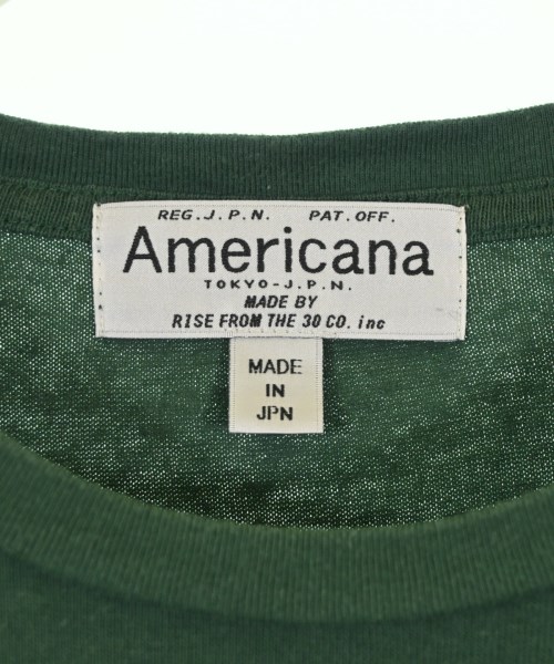Americana（アメリカーナ）Tシャツ・カットソー 緑 サイズ:F レディース/2200679537014