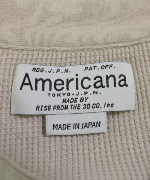 Americana（アメリカーナ）Tシャツ・カットソー ベージュ サイズ:-(M位) レディース/2200679555025
