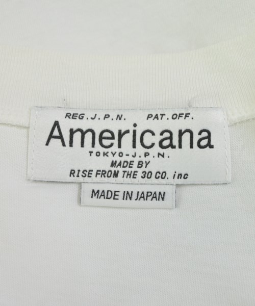 Americana（アメリカーナ）Tシャツ・カットソー 白 サイズ:F レディース/2200684587035