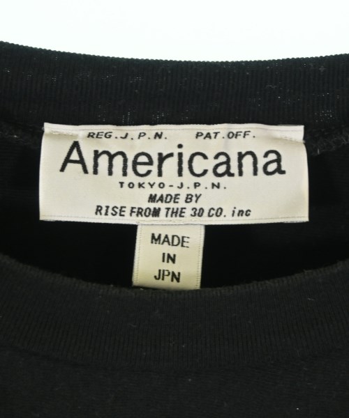 Americana（アメリカーナ）Tシャツ・カットソー 黒 サイズ:F レディース/2200684686042