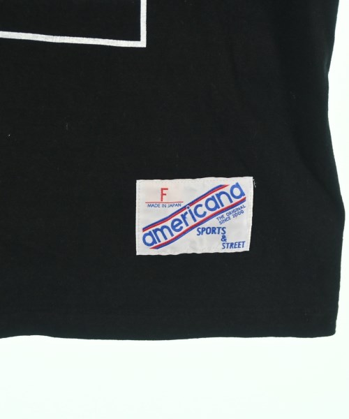 Americana（アメリカーナ）Tシャツ・カットソー 黒 サイズ:F レディース/2200684686042