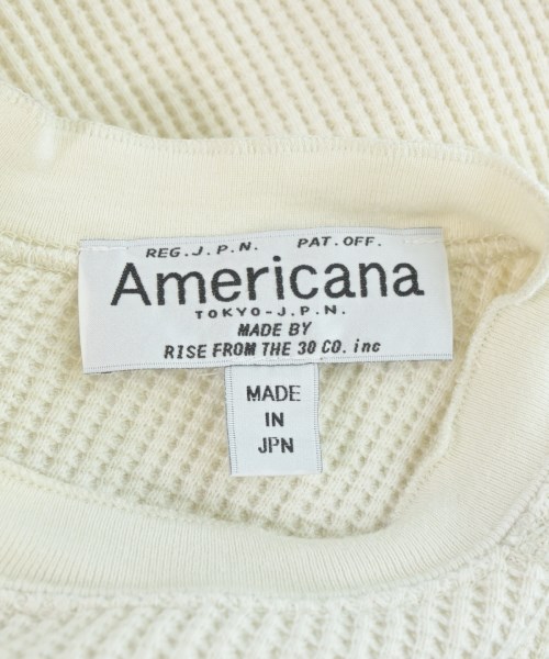 Americana（アメリカーナ）Tシャツ・カットソー 白 サイズ:F レディース/2200679999171