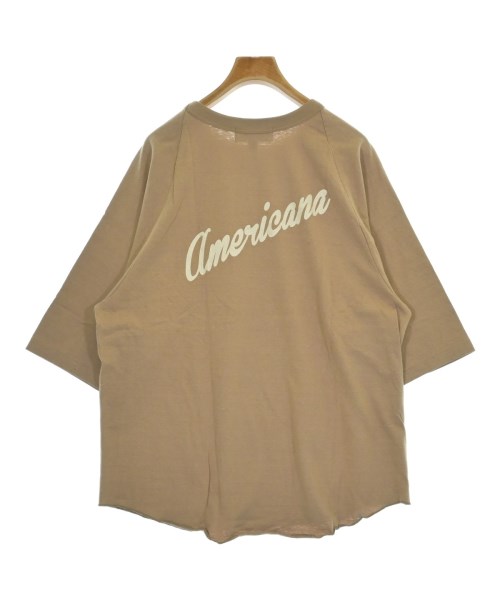 Americana（アメリカーナ）Tシャツ・カットソー ベージュ サイズ:F レディース/2200685355091
