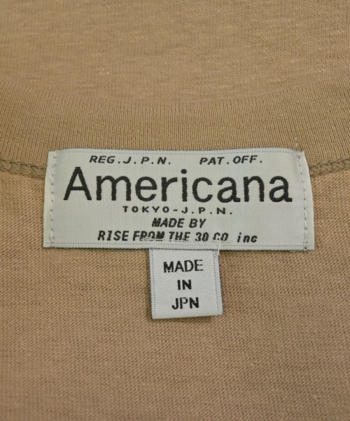 Americana（アメリカーナ）Tシャツ・カットソー ベージュ サイズ:F レディース/2200685355091