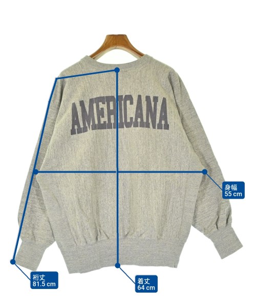 Americana（アメリカーナ）スウェット グレー サイズ:F レディース/2200686735380
