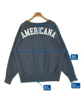 Americana（アメリカーナ）スウェット 紺 サイズ:F レディース/2200686735397