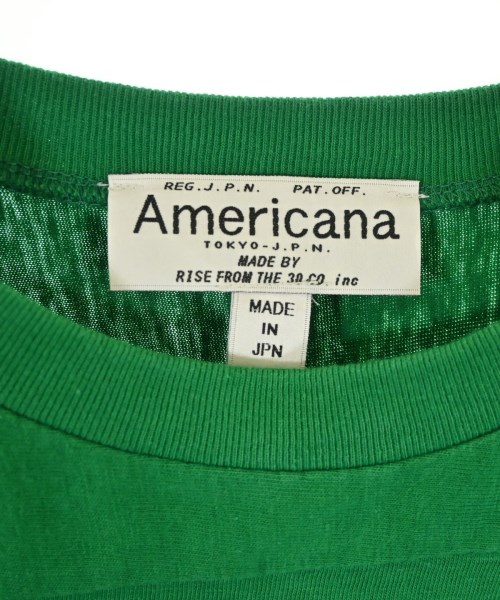 Americana（アメリカーナ）Tシャツ・カットソー 緑 サイズ:-(M位) レディース/2200678140031