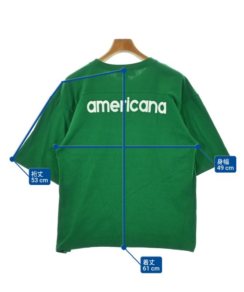 Americana（アメリカーナ）Tシャツ・カットソー 緑 サイズ:-(M位) レディース/2200678140031