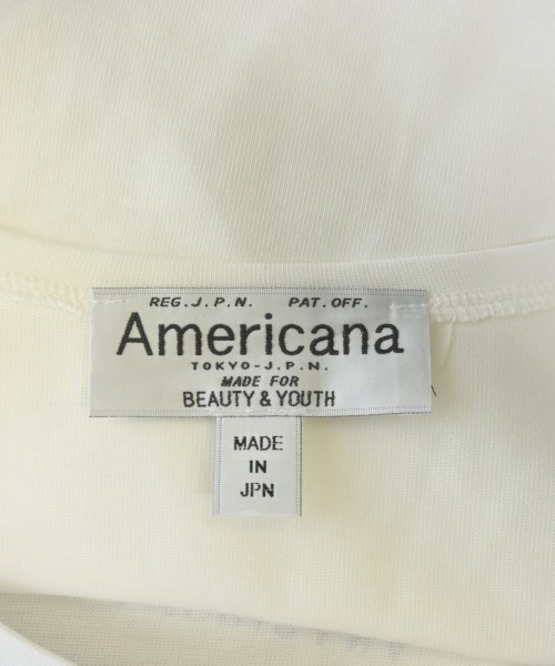 Americana（アメリカーナ）Tシャツ・カットソー 白 サイズ:F レディース/2200678140055