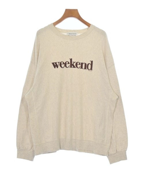 Americana(アメリカーナ)Tシャツ・カットソー ベージュ サイズ:F/2200689094088
