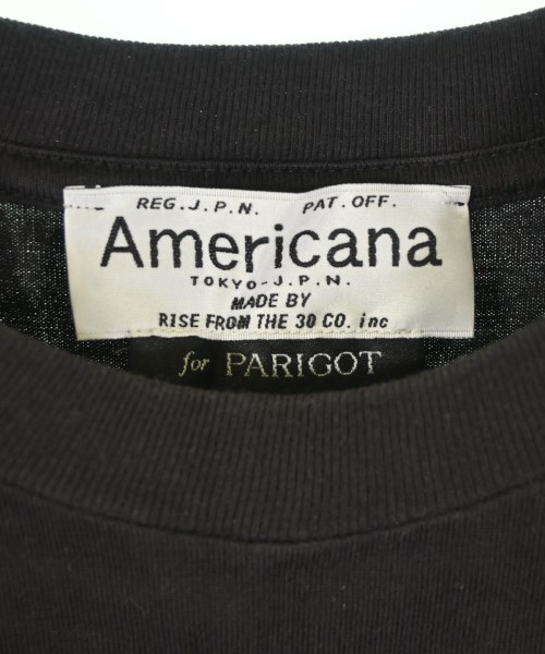 Americana（アメリカーナ）Tシャツ・カットソー 黒 サイズ:F レディース/2200686053040