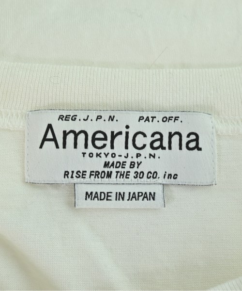 Americana（アメリカーナ）Tシャツ・カットソー 白 サイズ:F レディース/2200686040033
