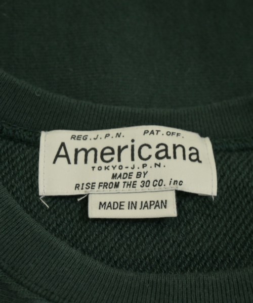 Americana（アメリカーナ）スウェット 緑 サイズ:L レディース/2200687165056