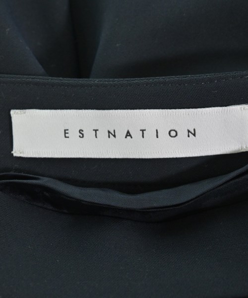 ESTNATION（エストネーション）ひざ丈スカート 紺 サイズ:38(M位) レディース/2200630125014