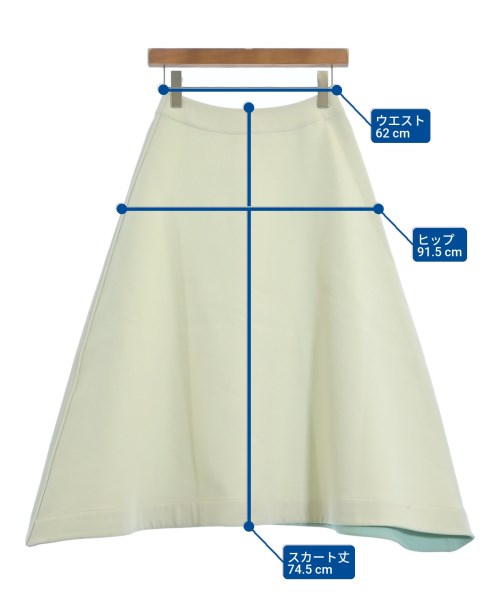 ESTNATION（エストネーション）ロング・マキシ丈スカート 白 サイズ:34(XS位) レディース/2200619244033