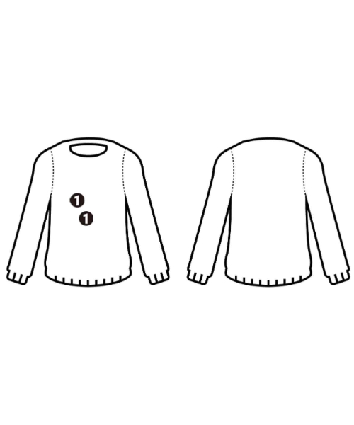 ESTNATION（エストネーション）ニット・セーター 紺 サイズ:38(M位) レディース/2200619244194