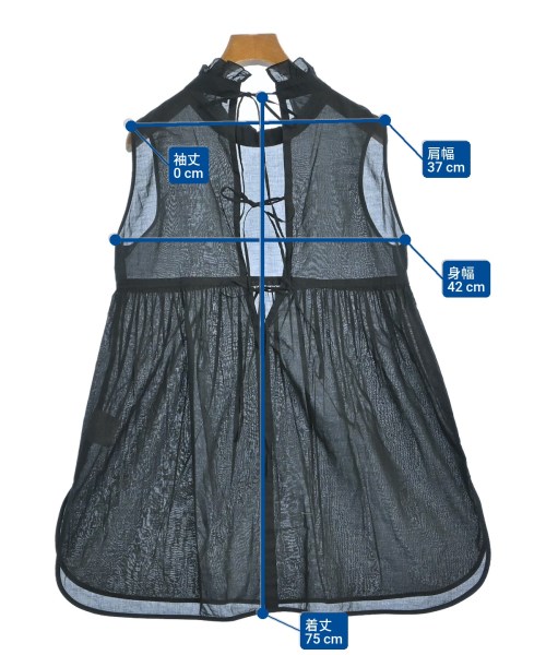 ESTNATION（エストネーション）ブラウス 黒 サイズ:36(S位) レディース/2200619244248