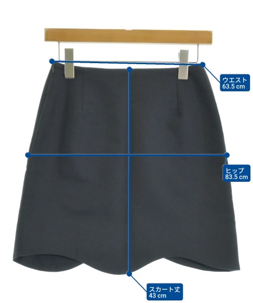 ESTNATION（エストネーション）ミニスカート 紺 サイズ:36(S位) レディース/2200642261038