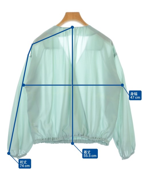 ESTNATION（エストネーション）ブラウス 緑 サイズ:36(S位) レディース/2200623902066