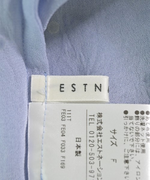 ESTNATION（エストネーション）ブラウス 青 サイズ:F レディース/2200613547130