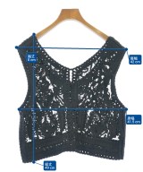 ESTNATION（エストネーション）ベスト 黒 サイズ:F レディース/2200622946085