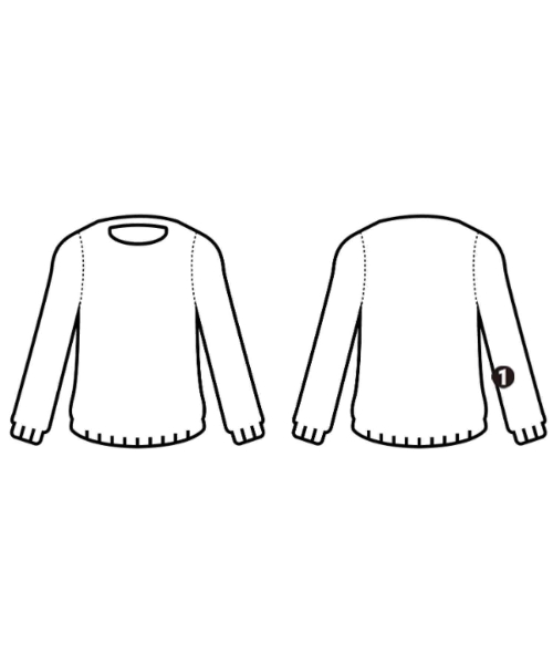 ESTNATION（エストネーション）ニット・セーター 赤 サイズ:F レディース/2200626200053