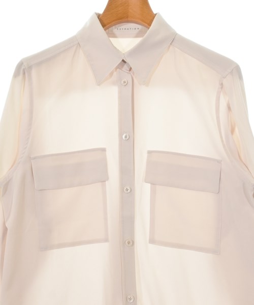 ESTNATION（エストネーション）カジュアルシャツ ベージュ サイズ:36(S位) レディース/2200616515433