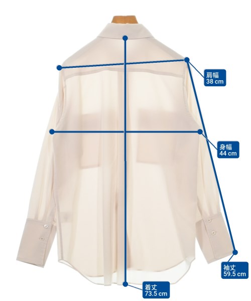 ESTNATION（エストネーション）カジュアルシャツ ベージュ サイズ:36(S位) レディース/2200616515433