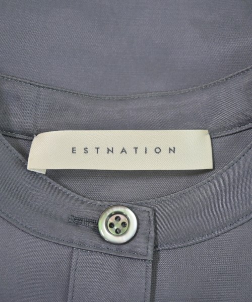 ESTNATION（エストネーション）カジュアルシャツ グレー サイズ:36(S位) レディース/2200616515488