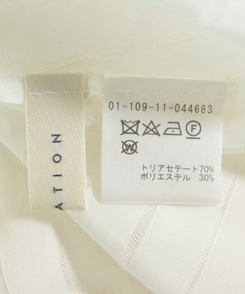 ESTNATION（エストネーション）ワンピース 白 サイズ:F レディース/2200630302132