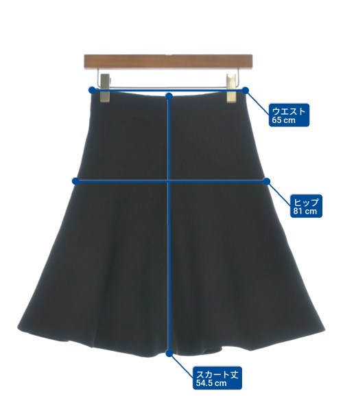 ESTNATION（エストネーション）ひざ丈スカート 黒 サイズ:36(S位) レディース/2200633431020