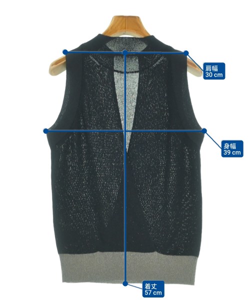 ESTNATION（エストネーション）ベスト/ノースリーブ 黒 サイズ:F レディース/2200617605263