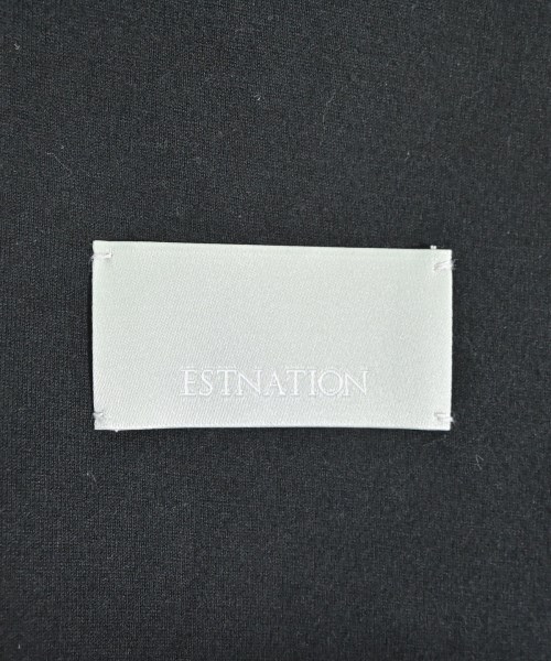 ESTNATION（エストネーション）ノーカラージャケット 黒 サイズ:36(S位) レディース/2200608976198