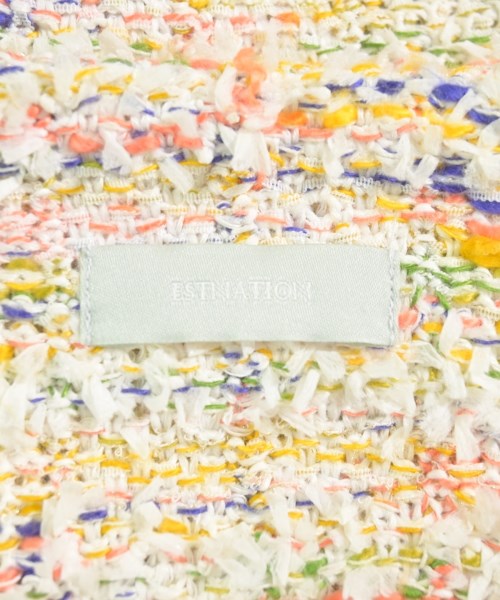ESTNATION（エストネーション）ノーカラージャケット 白 サイズ:36(S位) レディース/2200610089015