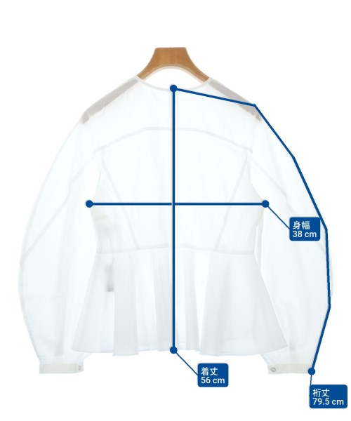ESTNATION（エストネーション）ブラウス 白 サイズ:36(S位) レディース/2200611536594