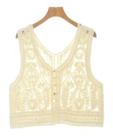 ESTNATION（エストネーション）ベスト 白 サイズ:F レディース/2200616182109