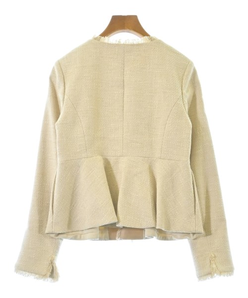 ESTNATION（エストネーション）ノーカラージャケット ベージュ サイズ:36(S位) レディース/2200675846011