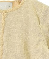 ESTNATION（エストネーション）ノーカラージャケット ベージュ サイズ:36(S位) レディース/2200675846011