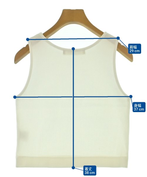 ESTNATION（エストネーション）タンクトップ 白 サイズ:F レディース/2200677150079