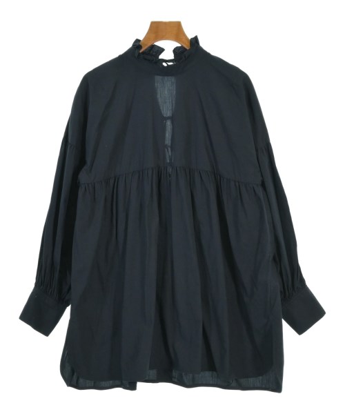 ESTNATION(エストネーション)ブラウス 紺 サイズ:38(M位)/2200677785011