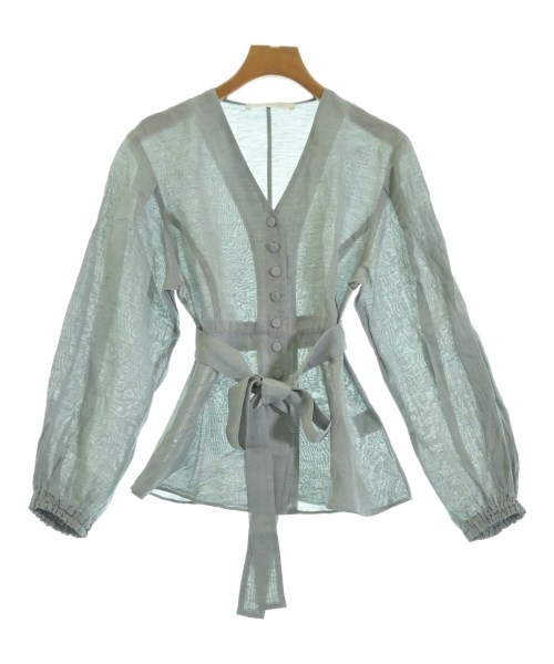 ESTNATION(エストネーション)ブラウス 青 サイズ:38(M位)/2200674796065