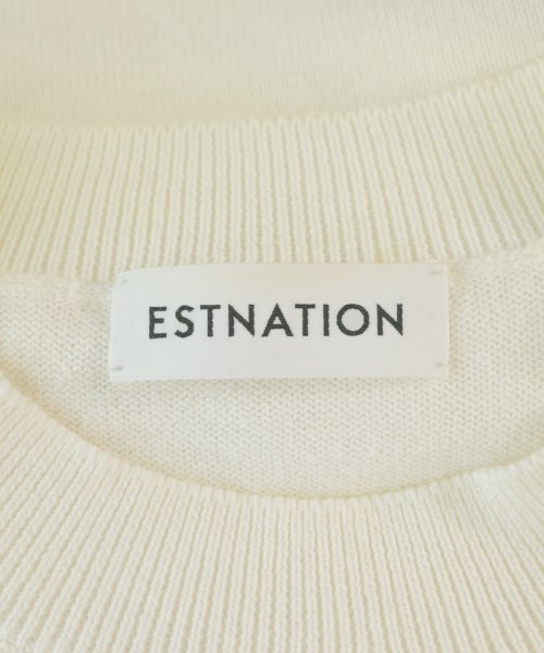 ESTNATION（エストネーション）ニット・セーター 白 サイズ:F レディース/2200676413045