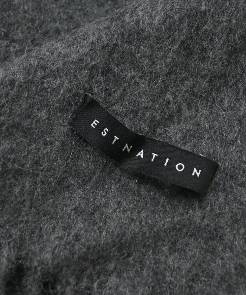ESTNATION（エストネーション）マフラー グレー サイズ:- レディース/2200679384090