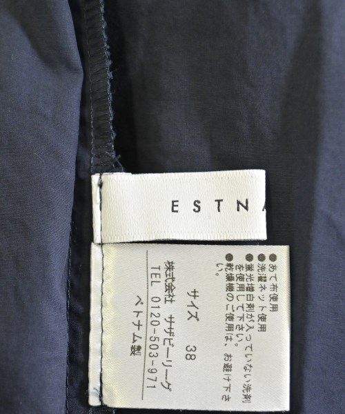 ESTNATION（エストネーション）ブラウス 紺 サイズ:38(M位) レディース/2200696707131
