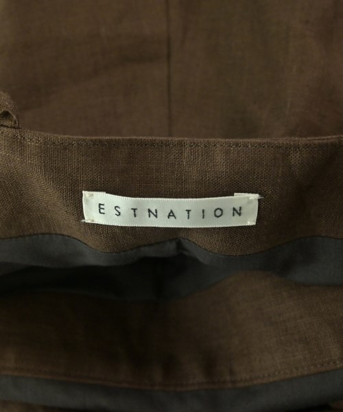 ESTNATION（エストネーション）オールインワン/サロペット 茶 サイズ:38(M位) レディース/2200691032023