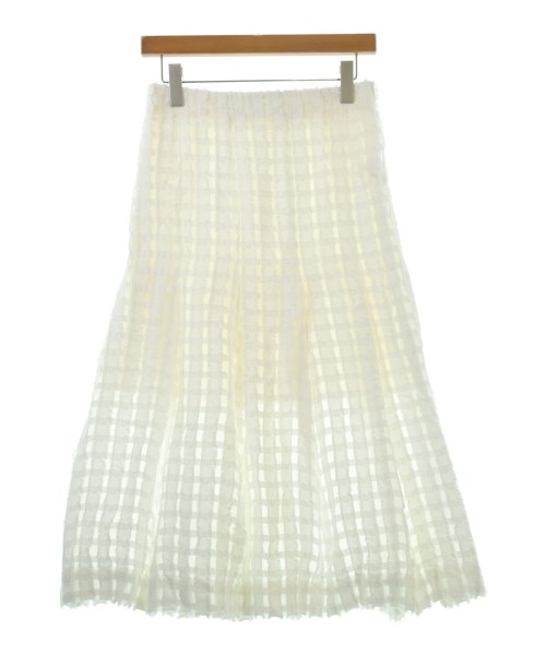 ESTNATION(エストネーション)ロング・マキシ丈スカート 白 サイズ:38(M位)/2200657248048
