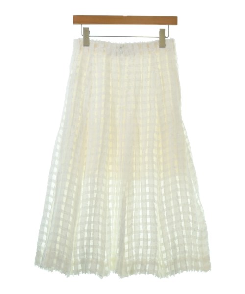 ESTNATION（エストネーション）ロング・マキシ丈スカート 白 サイズ:38(M位) レディース/2200657248048