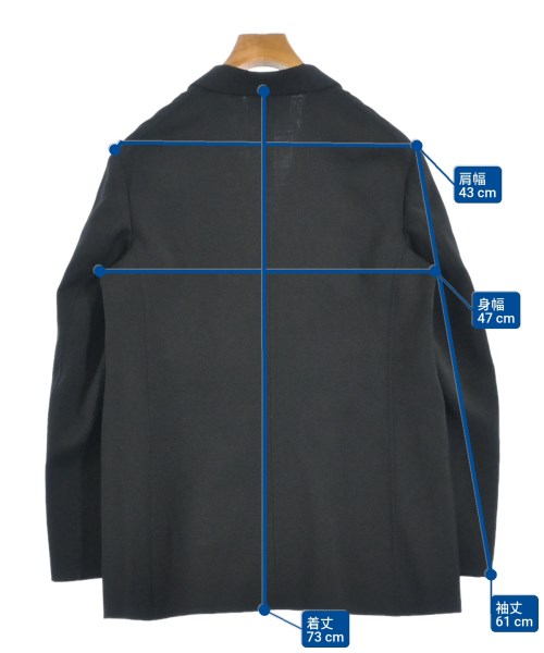 ESTNATION（エストネーション）テーラードジャケット 黒 サイズ:36(S位) レディース/2200655567233